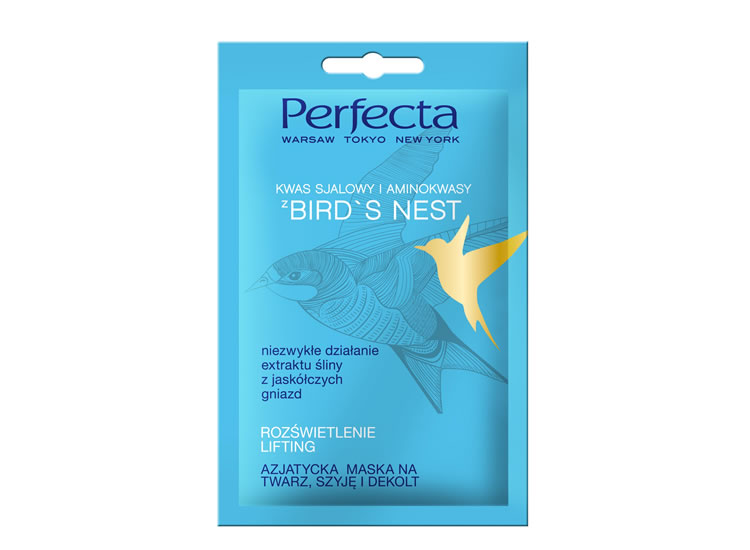 Perfecta Bird’s Nest Azjatycka maska na twarz, szyję i dekolt