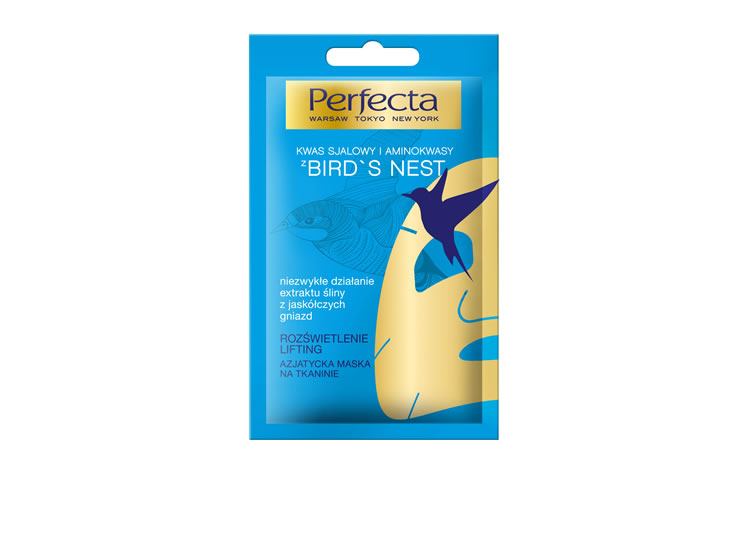 Perfecta Bird’s Nest Azjatycka maska na tkaninie